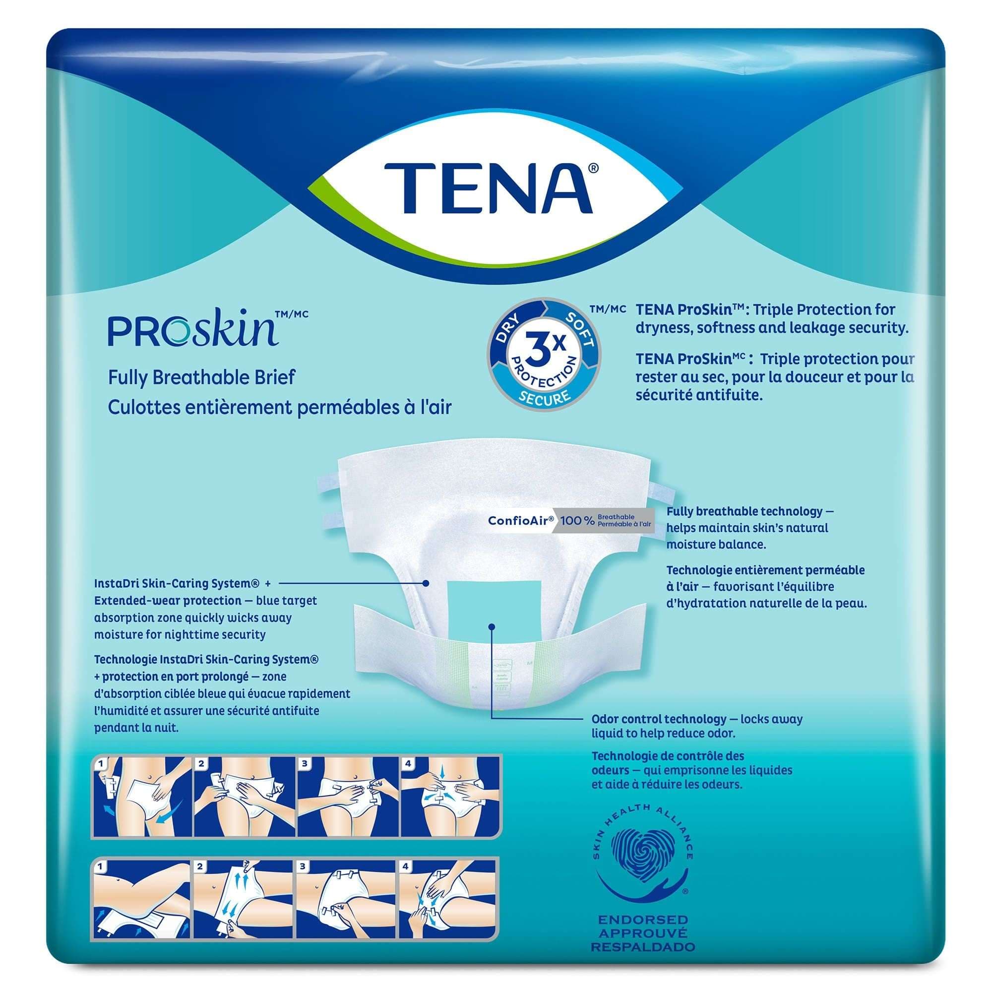 TENA ProSkin Super Incontinence Briefs - Image 2