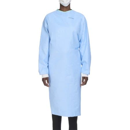 Aero Blue Surgical Gown with Towel, Blue, Large - Image 1