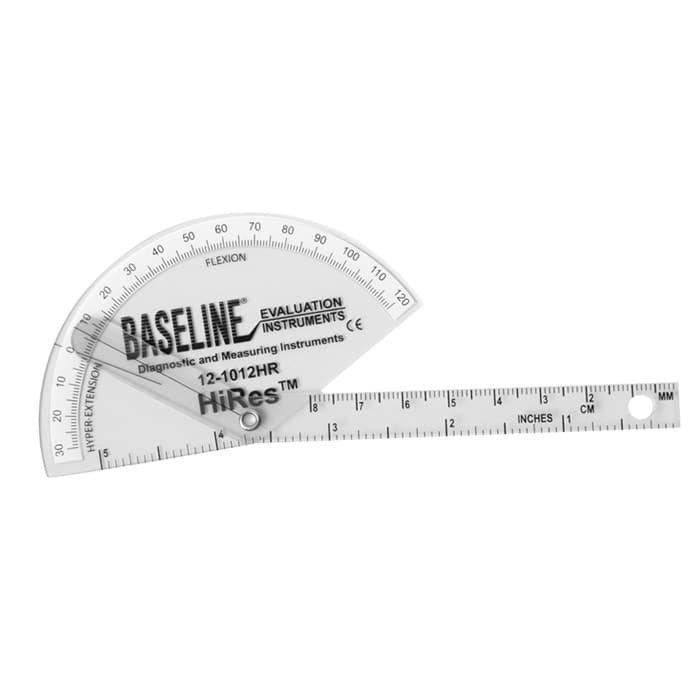 Baseline Plastic Finger Goniometer Flexion to Hyper-Extension, Hires - Image 1