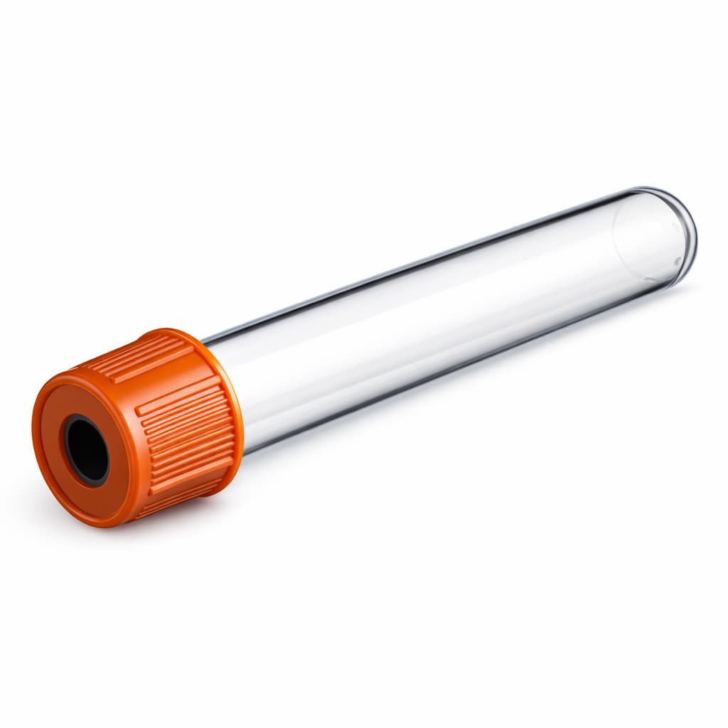 Vacuette Multiplex Premium Secondary Tube with Orange Screw Closure - Image 1