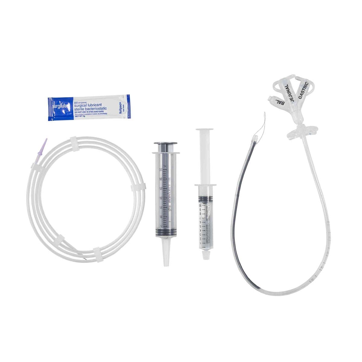 MIC Transgastric-Jejunal Feeding Tube, 18 Fr, 45 cm - Each - Image 1
