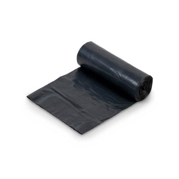 Colonial Bag Trash Bag Black X-Seal Bottom 60 Gal, 1.35 mil, 2X-Heavy Duty, 38 x 58 Inch - Case of 100 - Image 1