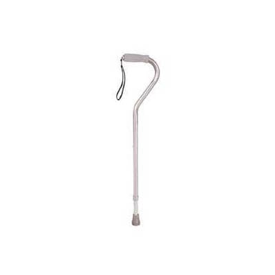 Drive Offset Handle Aluminum Canes, Black - Each - Image 1