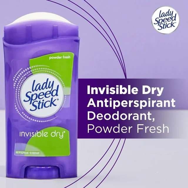 Lady Speed Stick Antiperspirant and Deodorant, Powder Fresh Scent - Image 5