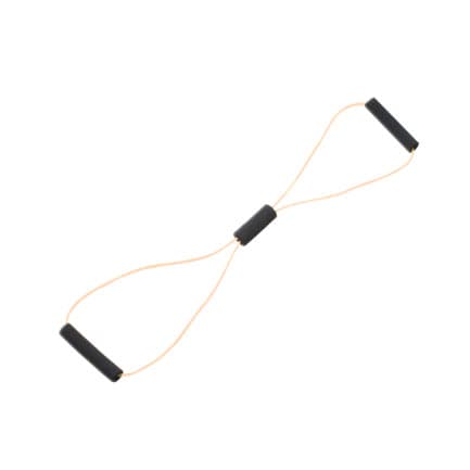 CanDo Tubing BowTie Exerciser, 30 Inch, Tan, 2X Light - Image 1