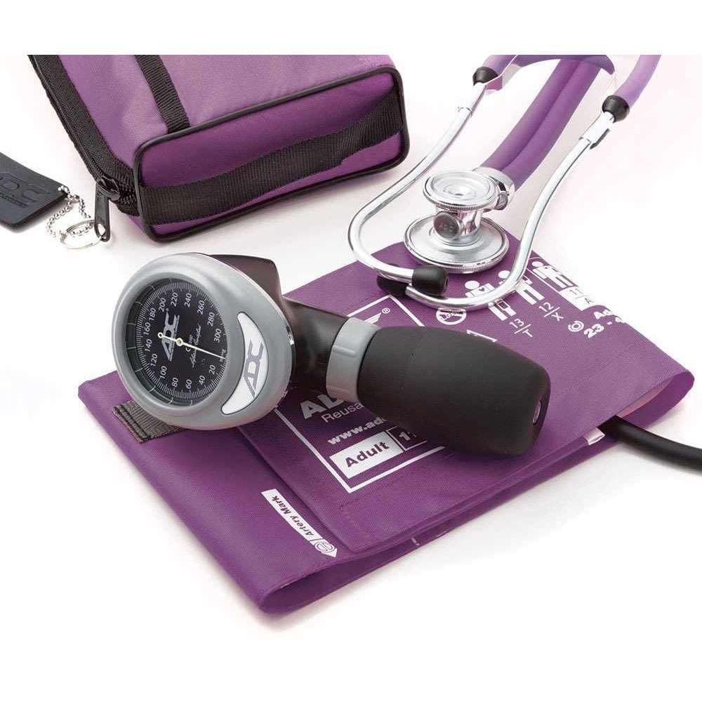 ADC Pro's Combo I Palm Aneroid & Sprague Kit, Adult Only, Purple - Image 1