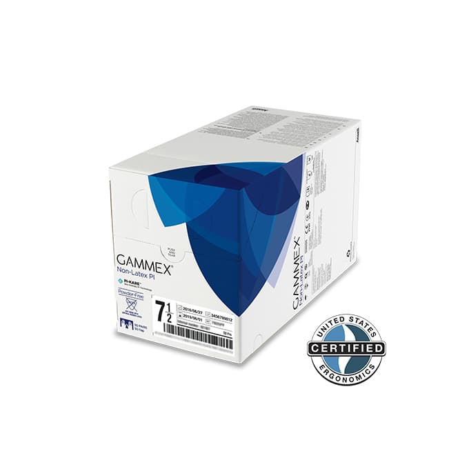 GAMMEX Non-Latex PI Ortho Surgical Gloves, Size 9 - Case of 200 - Image 1