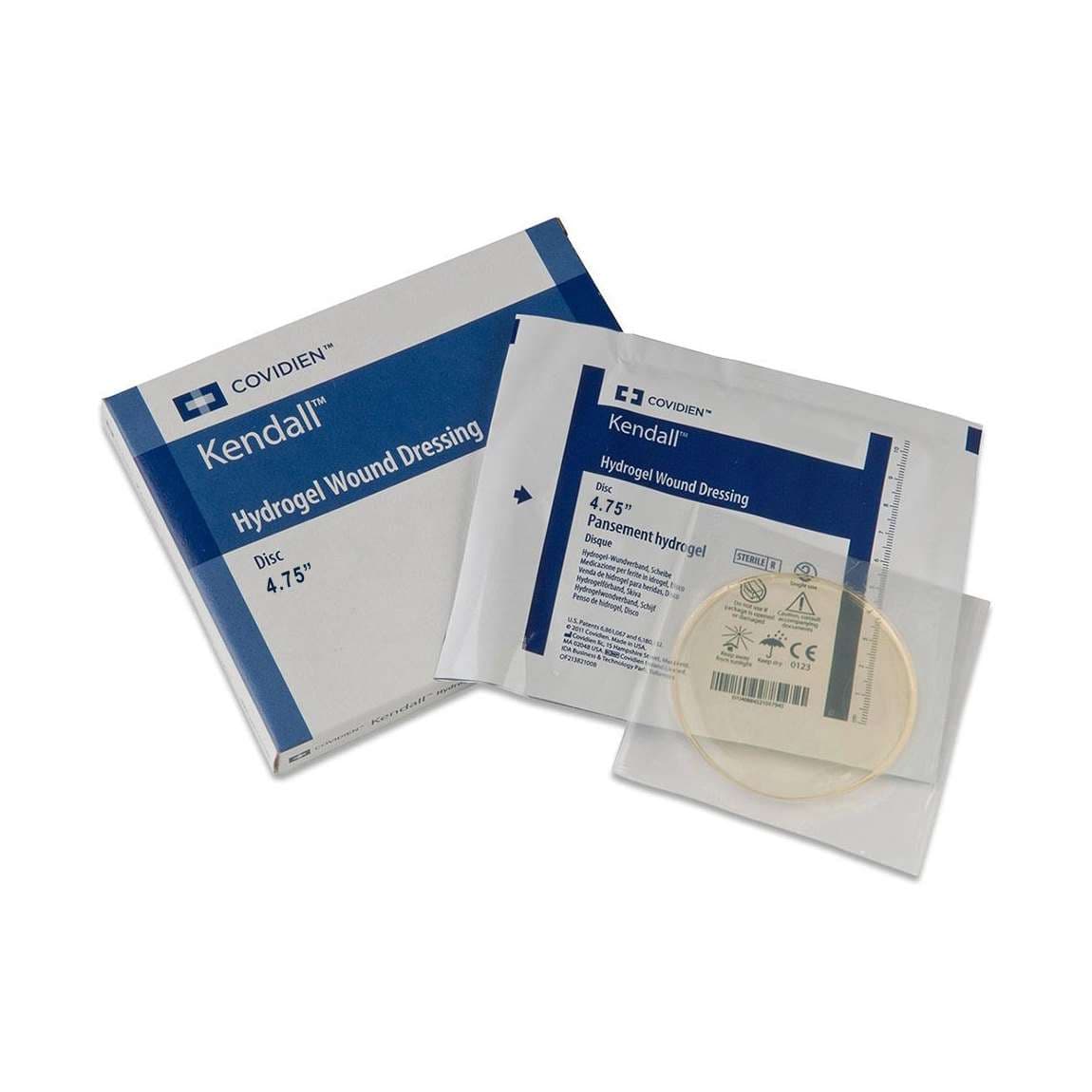 Kendall Hydrogel Wound Dressings, 4-3/4" Diameter Disk - Box of 5 - Image 1