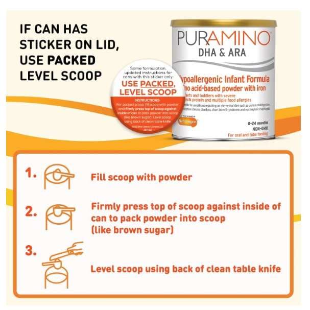 PurAmino Hypoallergenic Amino Acid-Based Infant Formula, Powder - Image 2