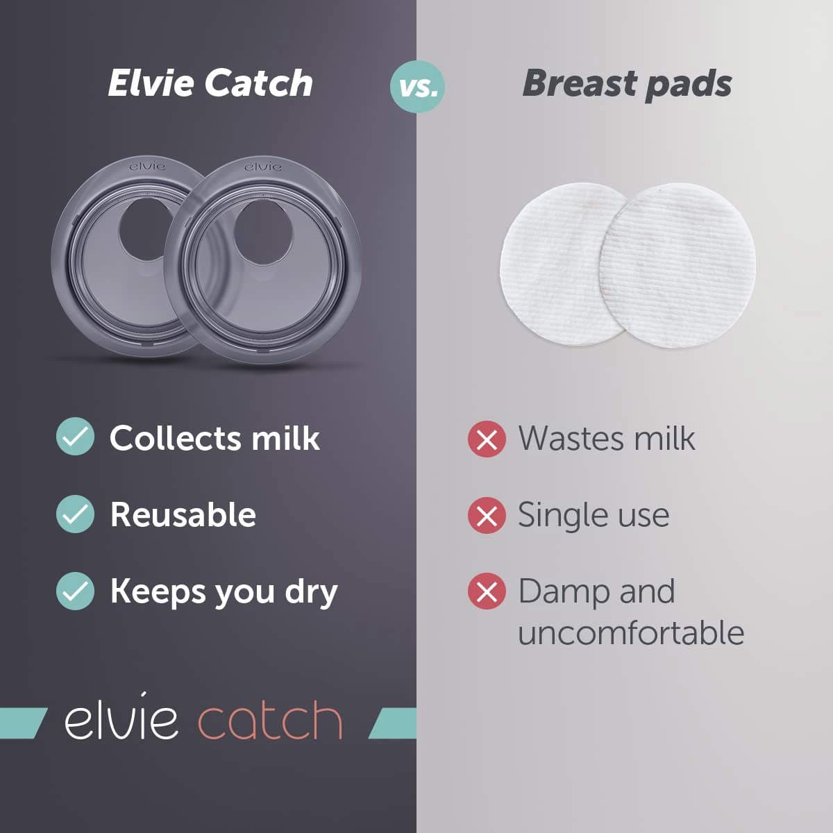 Elvie Catch Breast Milk Collection Cups - Pair of 2 - Image 7