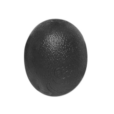 CanDo Gel Hand Squeeze Ball, Large Cylindrical, Extra-Heavy, Black - Image 1