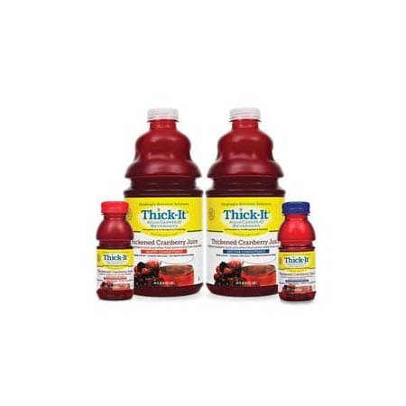 Kent Precision Thick-It AquaCareH2O Thickened, Cranberry Juice, Nectar Consistency, 8 oz - Each - Image 1