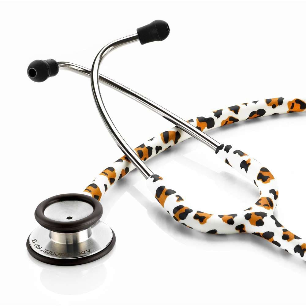 ADC Adscope Clinician Stethoscope, Leopard - Image 1