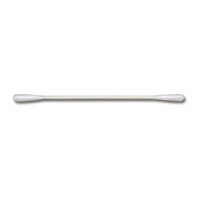 PurSwab Swabstick 3 Inch Paper Shaft NonSterile Cotton Tip, Double End Fine Point Tip - Bag of 25 - Image 1