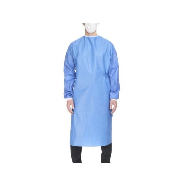 Astound Non-Reinforced Surgical Gown with Towel, Blue, Extra Large - Image 1