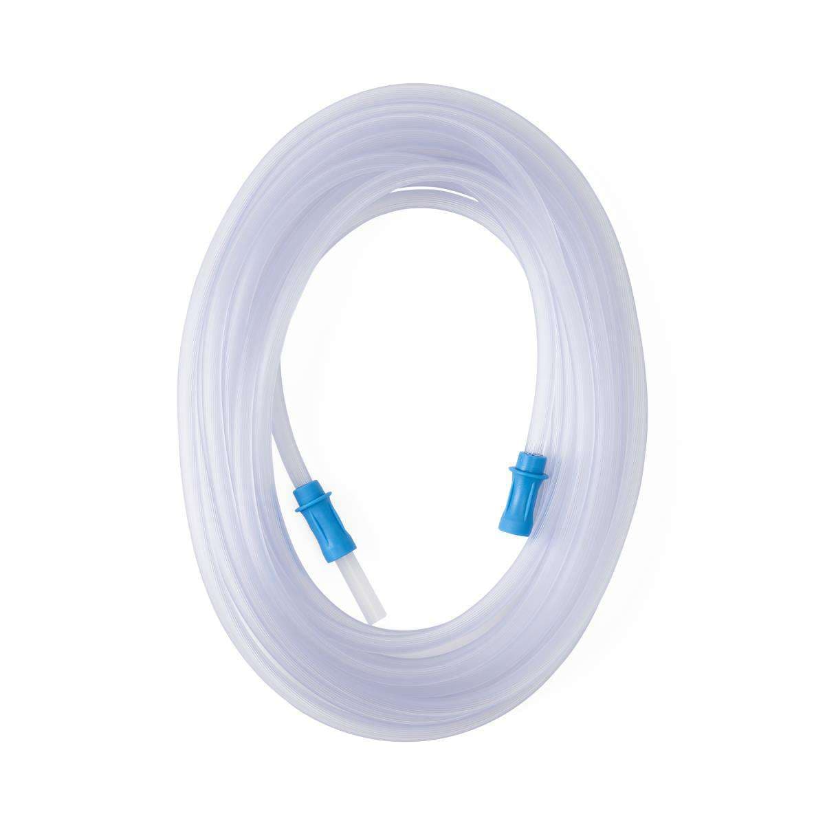 Medline Universal Suction Tubing with Scalloped Connectors, 3/16" x 20' - Case of 20 - Image 1