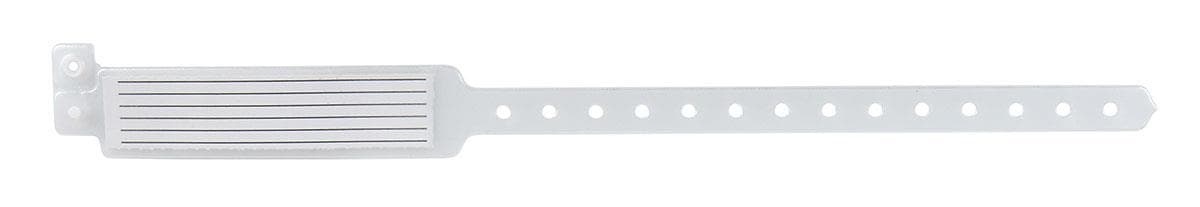 Medline Insert-Style Adult Vinyl ID Band, 12 Inch, Clear - Box of 250 - Image 1