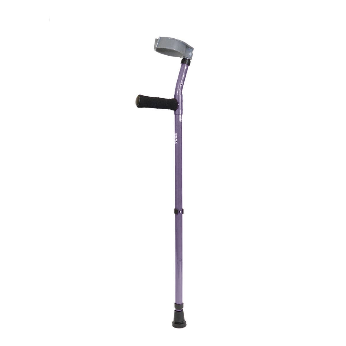 Walk Easy small adult forearm height adjustable crutches with 3.5" adjustable full cuff (pair) - Lavender - Image 1