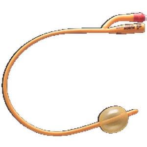 Teleflex Gold Silicone Coated 2-Way Foley Catheter 24Fr 16" L, 30cc Balloon Capacity - Each - Image 1
