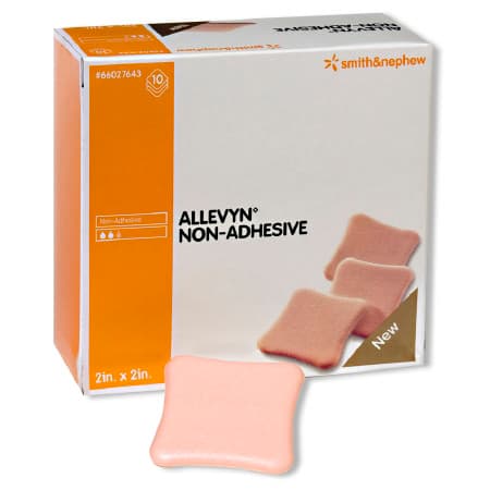 Allevyn Non-Adhesive Hydrocellular Foam Dressing, 8" x 8" - Image 1