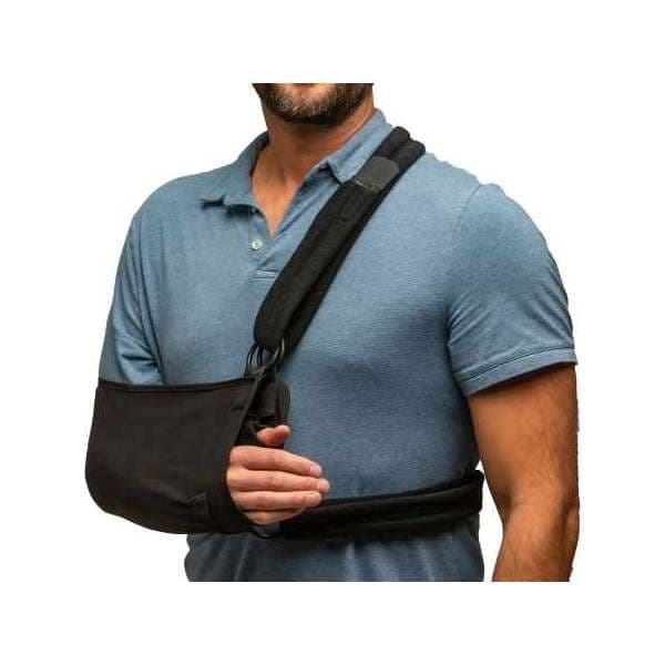 Hely & Weber Arm Sling, Shoulder Immobilizer Black D-Ring Large, Pouch 7-1/2 x 17-1/2 Inch - Each - Image 1