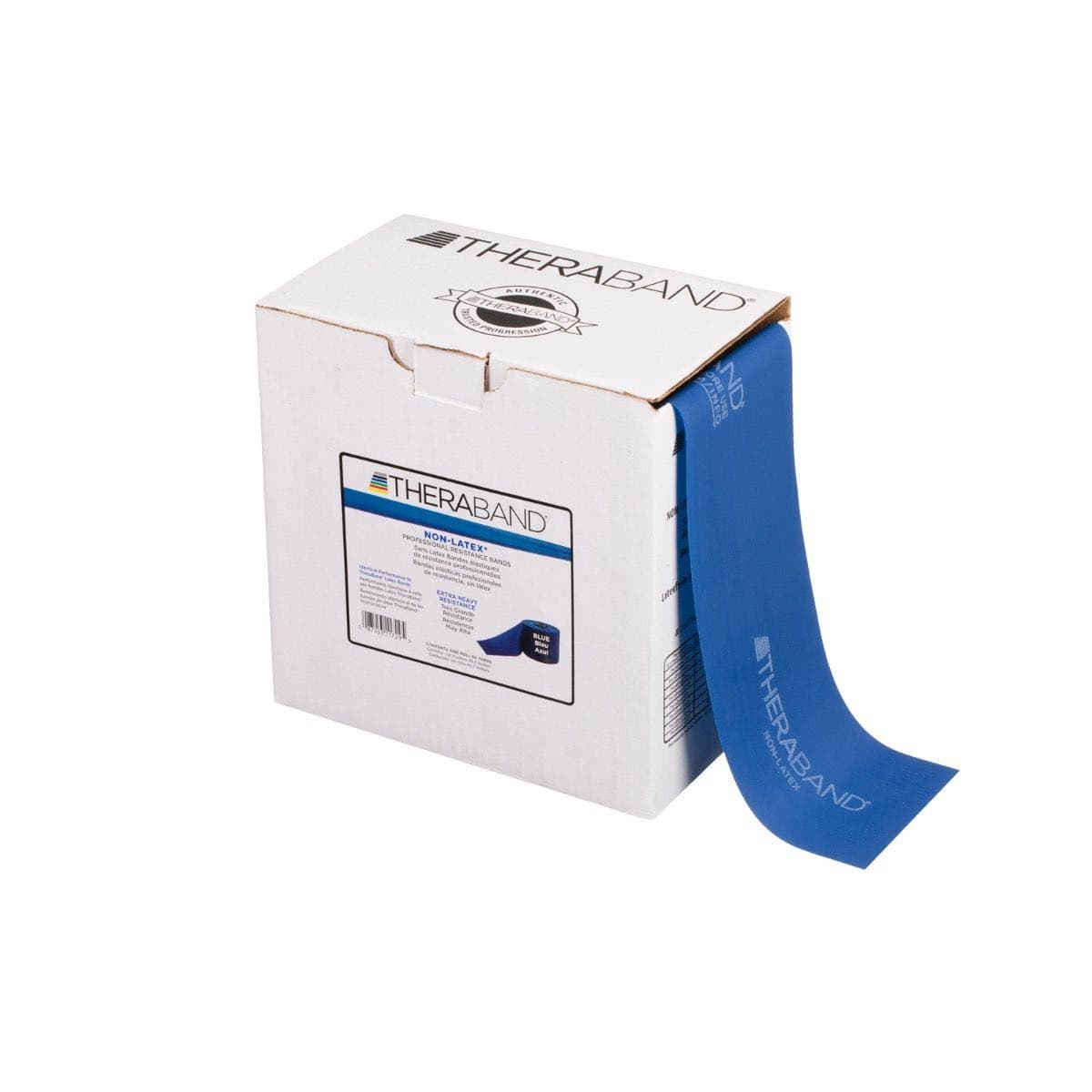 TheraBand Professional Non-Latex Resistance Bands, Extra Heavy	, Level 4, Blue, 50-Yard - Box of 1 - Image 1