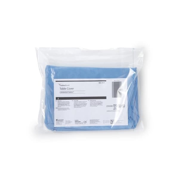 Cardinal Health Tiburon Blue Table Cover, 44 x 90 Inch - Image 1