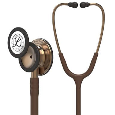 3M Littmann Classic III Monitoring Stethoscope, Copper Finish Chestpiece, Brown - Image 1