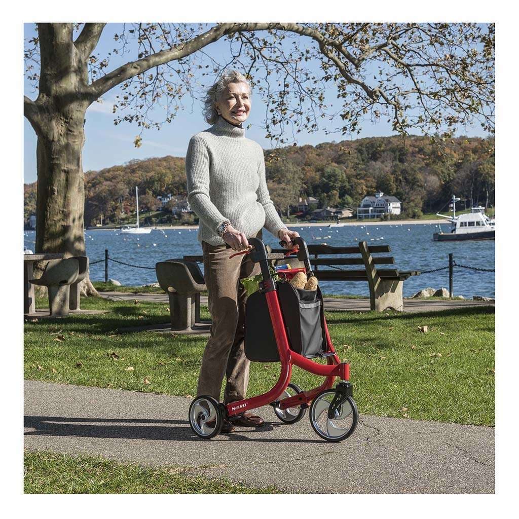Drive Nitro Red 3-Wheel Rollator - Image 5
