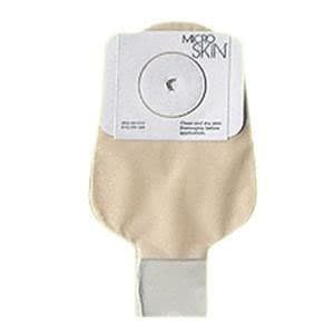 Cymed Ileostomy 1-Piece 11" Drainable Pouch, 7/8 Inch Clear - Box of 10 - Image 1