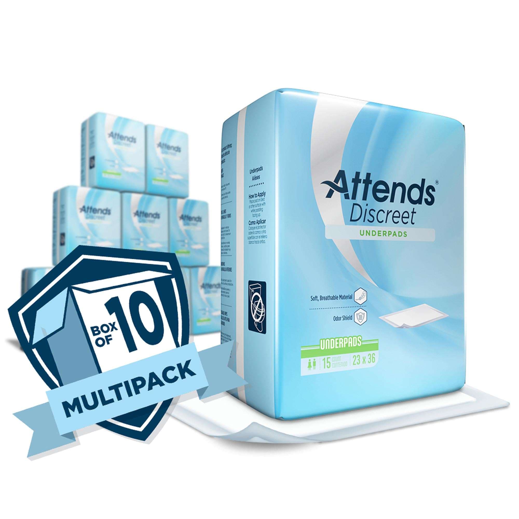 Attends Discreet Disposable Underpads - Image 4