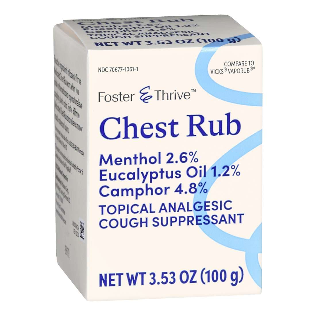 Foster & Thrive Chest Rub Ointment, 3.53 oz - Image 6