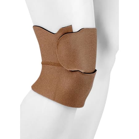 Juzo Standard Short Stretch Compression Knee Wrap, Beige, Medium - Image 1