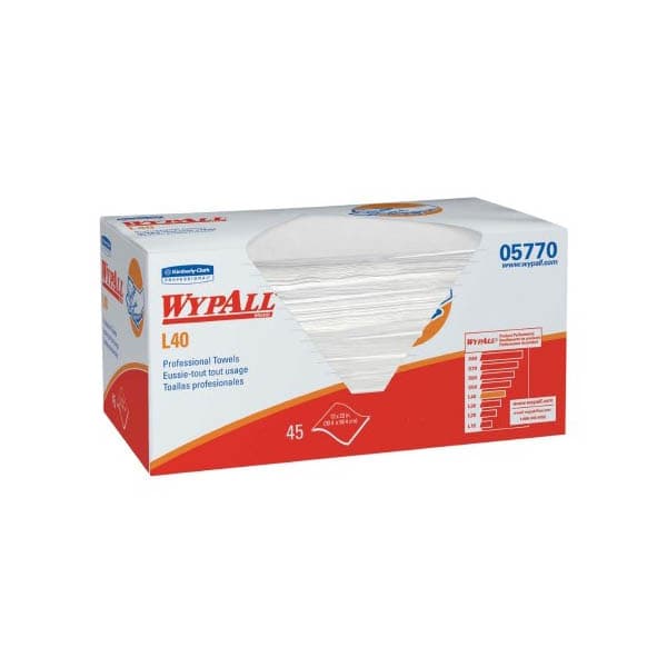 WypAll L40 Hygienic Towel Box, 12 x 23 Inch - Box of 45 - Image 1