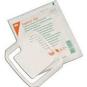 3M Tegaderm Plus Pad Film Dressing, 3-1/2" x 4-1/8" Oval - Box of 25 - Image 1