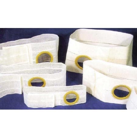 Nu-Hope Nu-Form 5" White Regular Elastic Ostomy Support Belt, Medium, 2-3/4 Inch - Each - Image 1