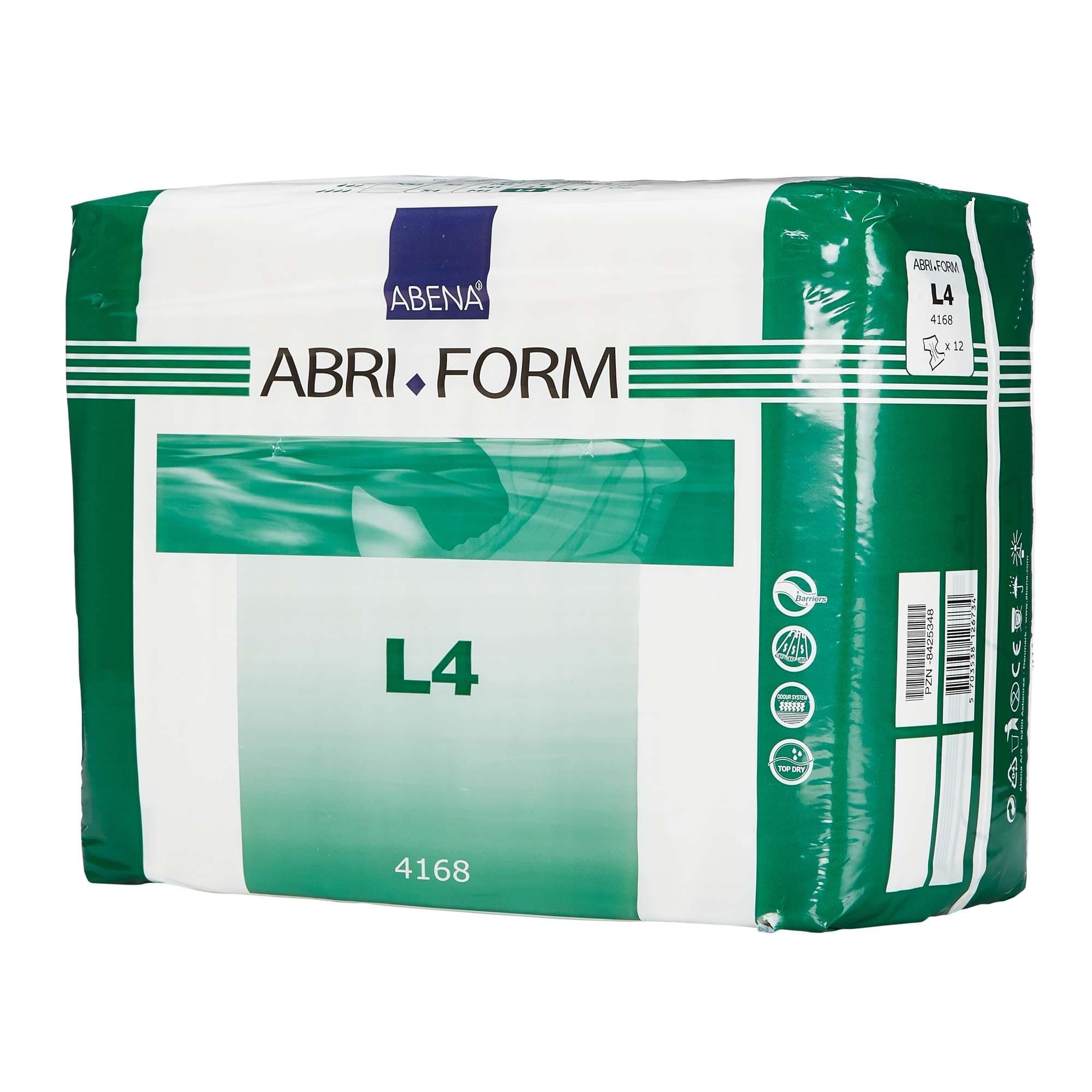 Abena Abri-Form Comfort L4 Large Heavy Absorbency Incontinence Brief - Case of 36 - Image 1