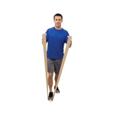 Val-u-Band Low Powder Exercise Band, 50 yard, pear, 2X Light - Image 1