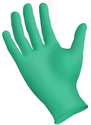 Sempermed Sempersure Green Nitrile Exam Glove, Small - Case of 2000 - Image 1