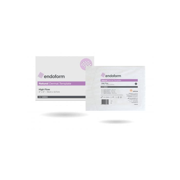 Endoform High Flow Natural Dermal Template Collegen Dressing, 4 x 5 Inch - Box of 10 - Image 1