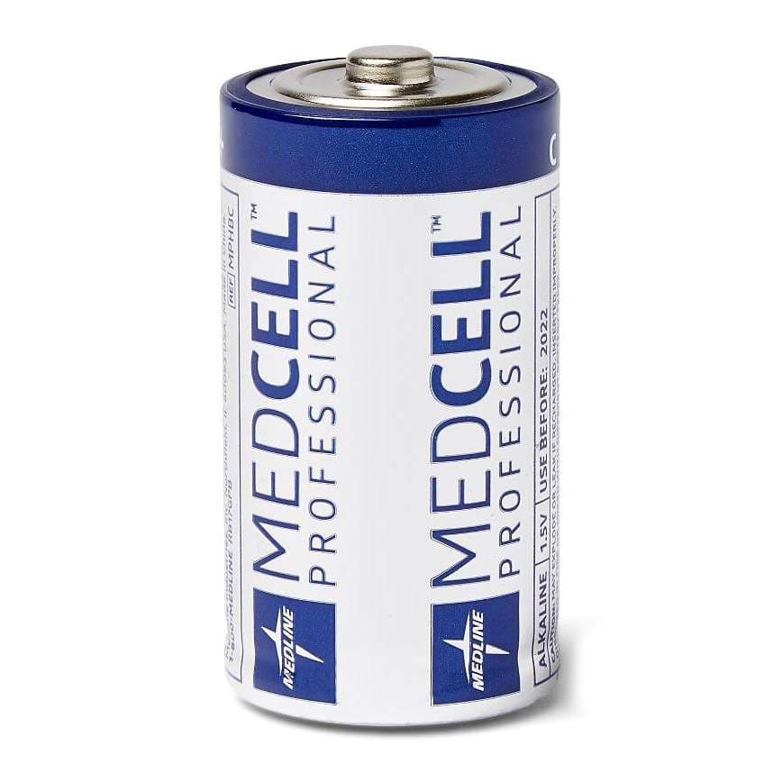 Medline MedCell Alkaline Batteries, 1.5v,C - Case of 72 - Image 1