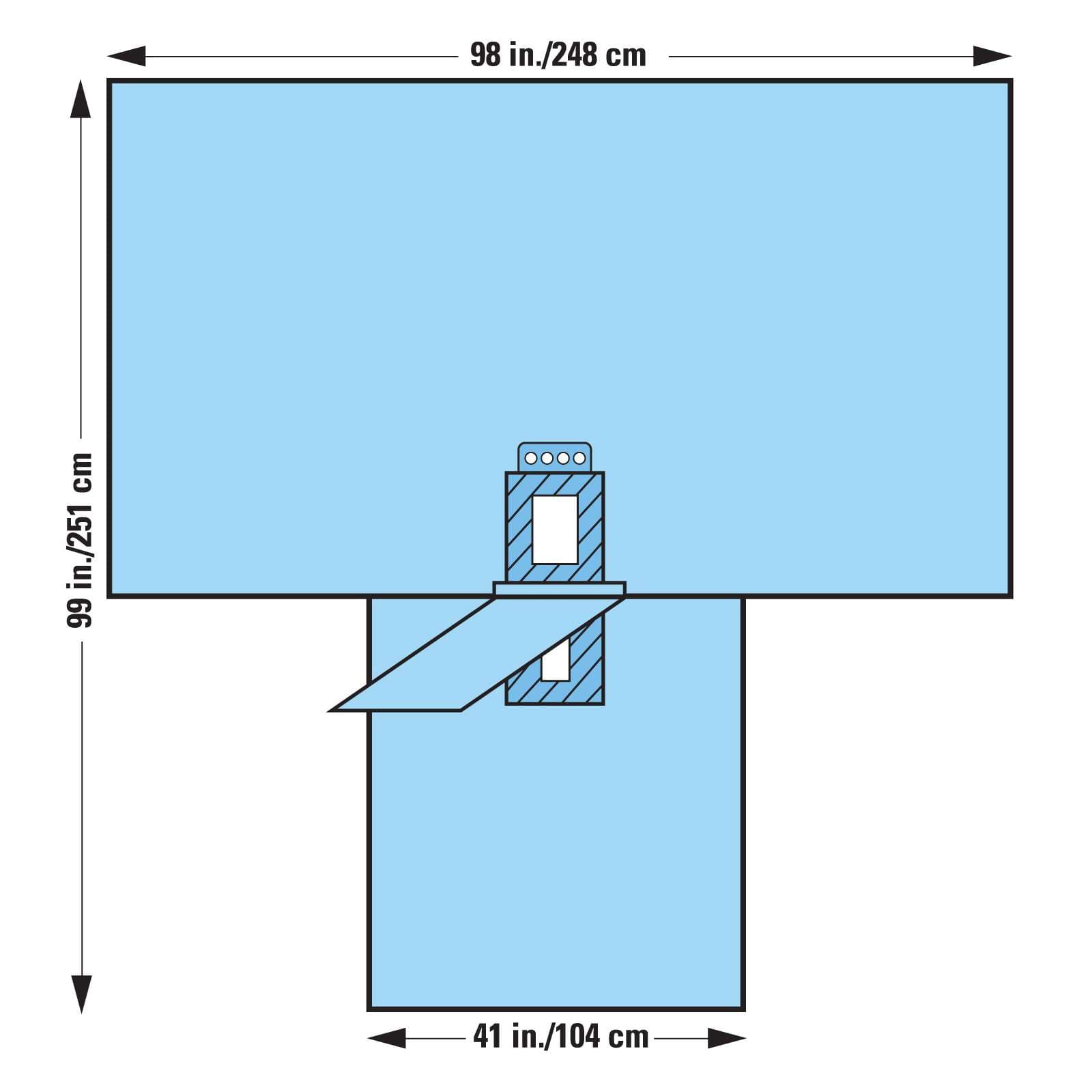 Halyard Abdominal Drape Pack, Laparoscopy Pack I, Sterile - Case of 10 - Image 2