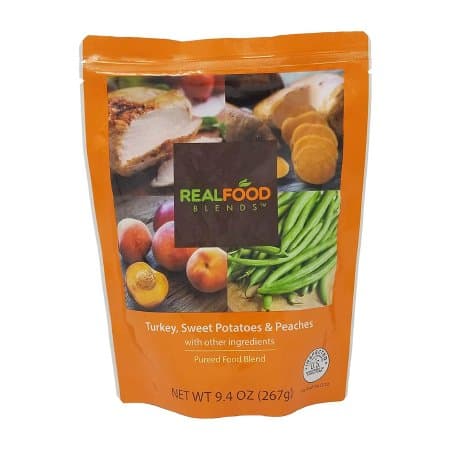 Real Food Blends Ready to Use Tube Feeding Formula, Turkey, Sweet Potatoes and Peaches - Case of 12 - Image 1