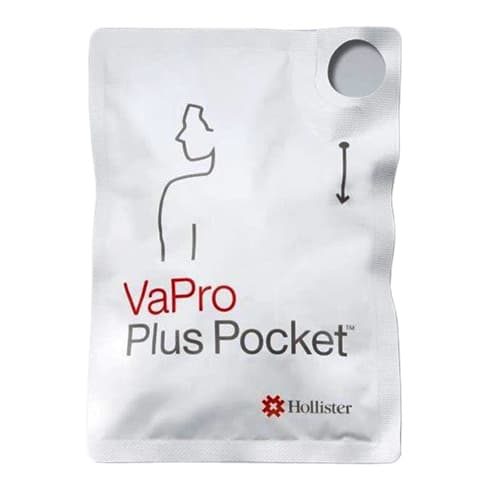 VaPro Plus Pocket No Touch Intermittent Catheter, 16 Fr, 16" - Box of 30 - Image 1