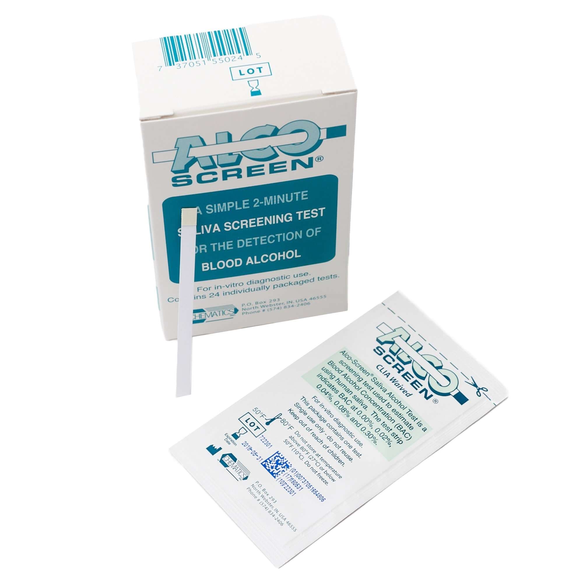 Alco-Screen Saliva Alcohol Rapid Test - Case of 288 - Image 1