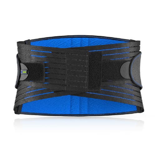 Actimove Back Support 4 Stays Adjustable Double Layer Compression Large Black - Image 1