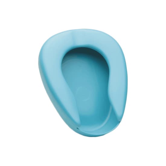 Medegen Stackable Bedpan, Blue, 2.25 Quart-2129 mL - Case of 6 - Image 1