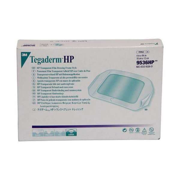 3M Tegaderm HP Transparent Film Dressing with Label - Image 2