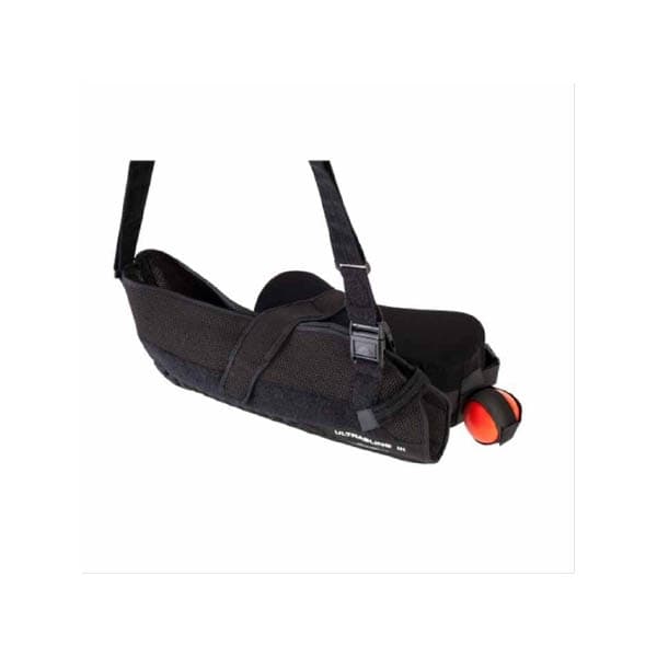 DonJoy UltraSling III Arm Sling Black Buckle, Hook and Loop Strap Closure Up to 11 Inch Arm Length, Small - Each - Image 1