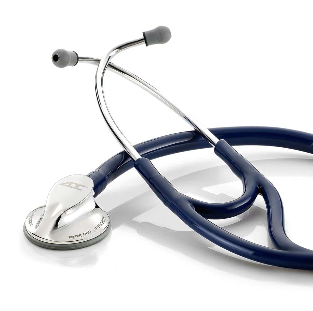 ADC Adscope Platinum Cardiology Stethoscope, Navy - Image 1
